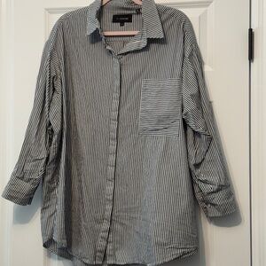 11 Honore Maeve Oversized Button-Up Shirt Dress
